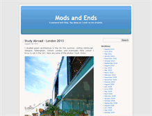 Tablet Screenshot of modsandends.com